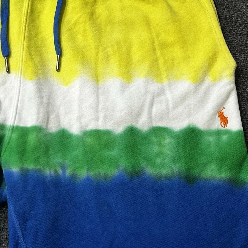 Polo Ralph Lauren Tie-Dye Fleece Sweat Shorts Men's XL Drawstring Pockets